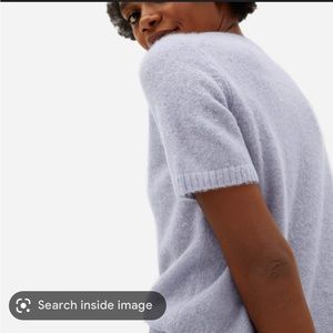 Everlane The Alpaca Sweater Tee periwinkle size S